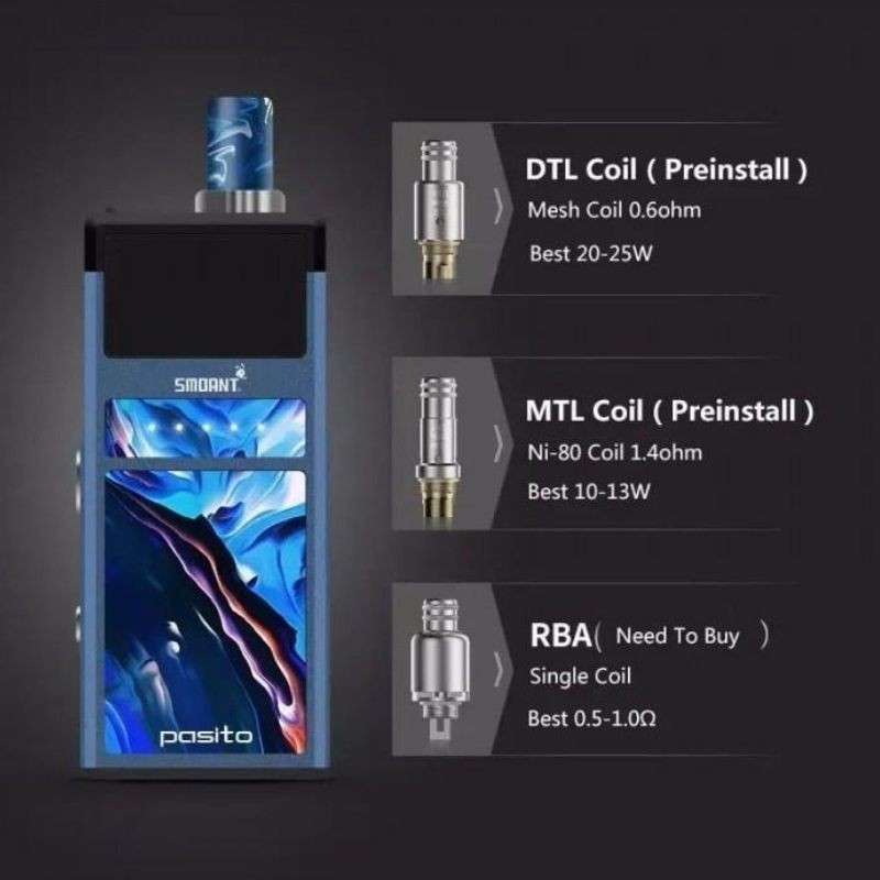 Smoant Pasito RBA Pod Mod