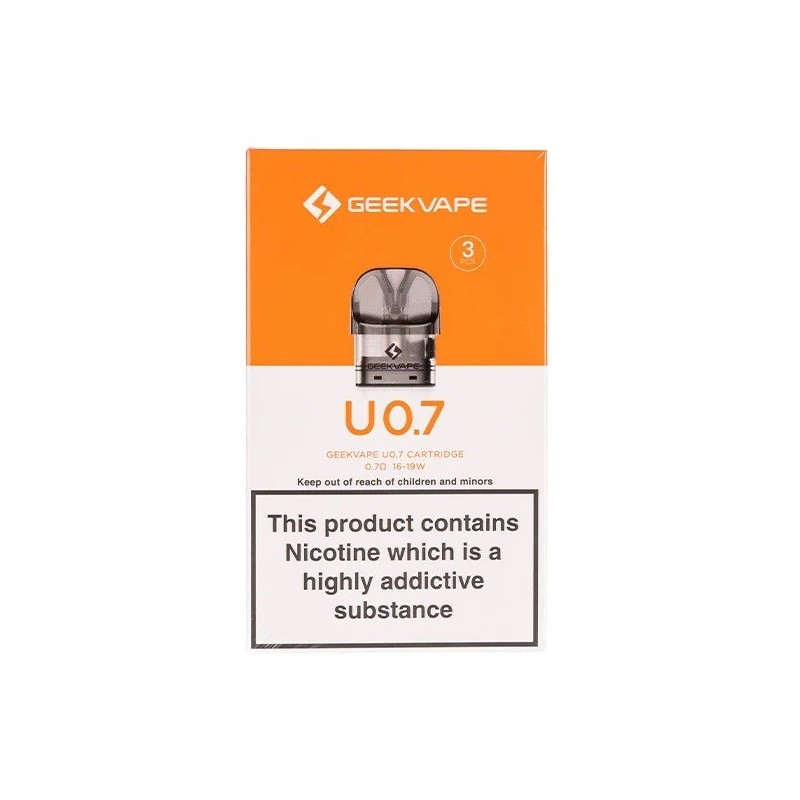 Geekvape U0.7 Kartuş 3'lü Paket Orijinal Ambalajda