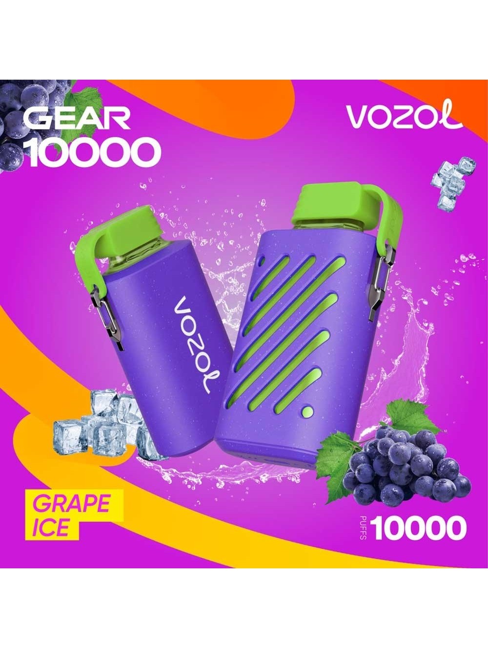 Vozol Gear 10000 Grape Ice