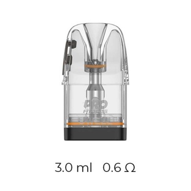 Uwell GPP Kartuş 3.0ml 0.6Ω, şeffaf yedek pod.