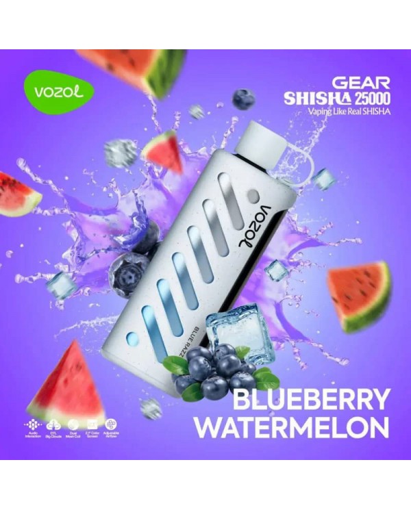 Vozol Gear Shisha 25000 Blueberry Watermelon Vozol Gear Shisha 25000 Blueberry Watermelon