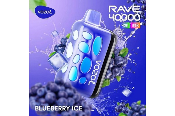 Vozol Rave 40000 Blueberry Ice