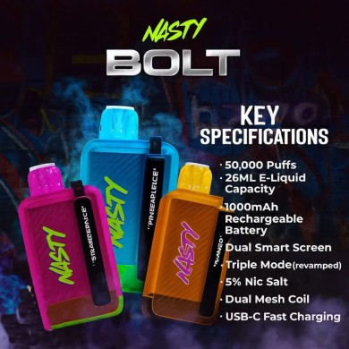 nasty bolt 50 k puff